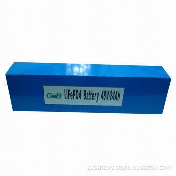 LiFePo4 Rechargeable Battery Pack with 48V Voltage and 24Ah Capacity